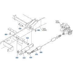 Lift Cylinder Assembly for Kubota GR2010 Lawn Tractor