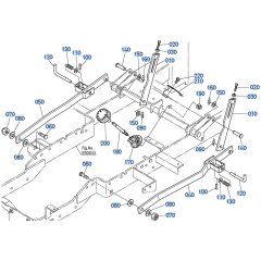 Lift Link Assembly for Kubota GR2010 Lawn Tractor