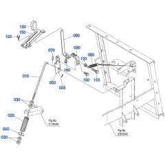 Clutch Control Lever Assembly for Kubota GR2010 Lawn Tractor