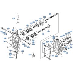 Hydrostatic Transmission Assembly for Kubota GR2010 Lawn Tractor
