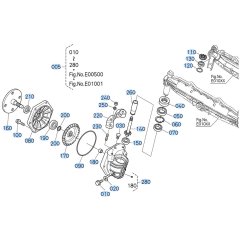 Front Axle (Right) Assembly for Kubota GR2010 Lawn Tractor