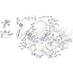 Bonnet Assembly for Kubota GR2020 Lawn Tractor