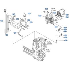 Control Lever Assembly for Kubota GR2020 Lawn Tractor
