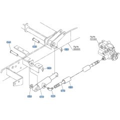 Hydraulic Cylinder Assembly for Kubota GR2020 Lawn Tractor