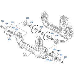 Rear Axle Assembly for Kubota GR2020 Lawn Tractor