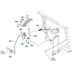 Clutch Control Lever Assembly for Kubota GR2020 Lawn Tractor