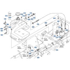 Fuel Tank Assembly for Kubota GR2020 Lawn Tractor