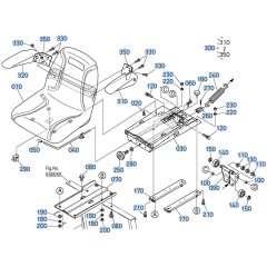 Seat Assembly for Kubota GR2120 Lawn Tractor