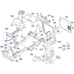Main Frame Assembly for Kubota GR2120 Lawn Tractor