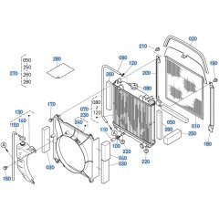 Radiator Assembly for Kubota GR2120 Lawn Tractor