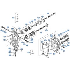 Hydrostatic Transmission Assembly for Kubota GR2120 Lawn Tractor