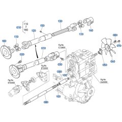 Universal Joint Assembly for Kubota GR2120 Lawn Tractor