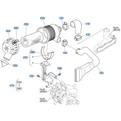 Air Cleaner Assembly for Kubota GR2120 Lawn Tractor