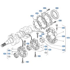 Main Bearing Case Assembly for Kubota GR2120-II Lawn Tractor