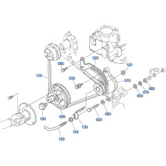 Pulley Assembly for Kubota GR2120-II Lawn Tractor