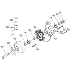 Dynamo Assembly for Kubota GR2120-II Lawn Tractor