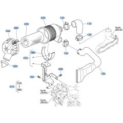Air Cleaner Assembly for Kubota GR2120-II Lawn Tractor