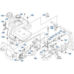 Fuel Tank Assembly for Kubota GR2120-II Lawn Tractor