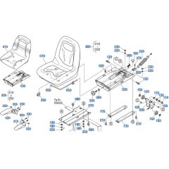 Seat Assembly for Kubota GR2120-II Lawn Tractor