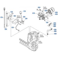 Control Lever Assembly for Kubota GR2120-II Lawn Tractor