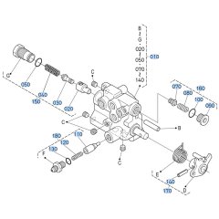 Control Valve Assembly for Kubota GR2120-II Lawn Tractor