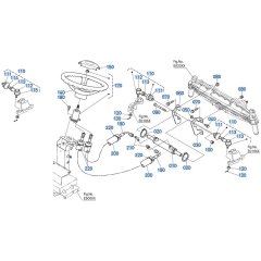 Steering Assembly for Kubota GR2120-II Lawn Tractor