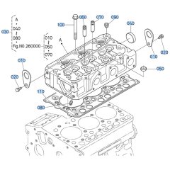 Cylinder Head Assembly for Kubota GR2120-II Lawn Tractor