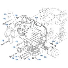 Gear Case Assembly for Kubota GR2120-II Lawn Tractor