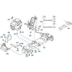 Frame Assembly for Kubota T1880 Lawn Tractor