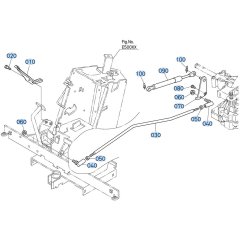 Speed Change Pedal Assembly for Kubota T1880 Lawn Tractor