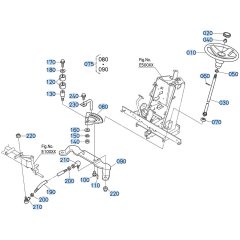 Steering Assembly for Kubota T1880 Lawn Tractor