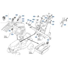 Instrument Panel Assembly for Kubota T1880 Lawn Tractor