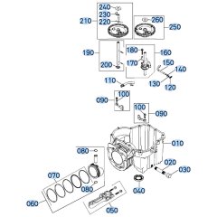 Crankcase Assembly for Kubota T1880 Lawn Tractor
