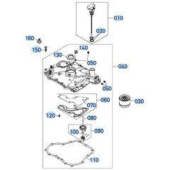 Oil Pan Assembly for Kubota T1880 Lawn Tractor