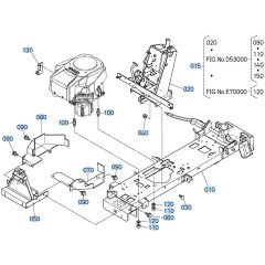 Frame Assembly for Kubota T2380 Lawn Tractor