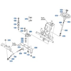 Steering Assembly for Kubota T2380 Lawn Tractor