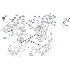 Instrument Panel Assembly for Kubota T2380 Lawn Tractor