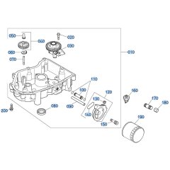 Oil Pan Assembly for Kubota T2380 Lawn Tractor