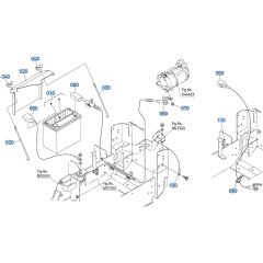Battery Assembly for Kubota ZD1211 Zero-Turn Mower