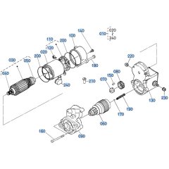 Starter Assembly for Kubota ZD1211 Zero-Turn Mower