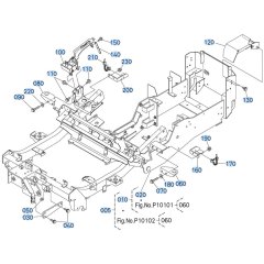 Frame Assembly for Kubota ZD1211 Zero-Turn Mower