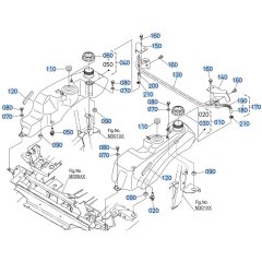 Fuel Tank Assembly for Kubota ZD1211 Zero-Turn Mower