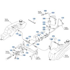 Fuel System Assembly for Kubota ZD1211 Zero-Turn Mower