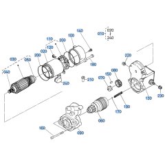 Starter Assembly for Kubota ZD1211-3 Zero-Turn Mower