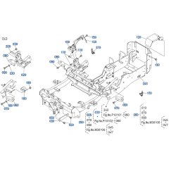 Frame Assembly for Kubota ZD1211-3 Zero-Turn Mower