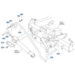 Adjuster Handle Assembly for Kubota ZD1211-3 Zero-Turn Mower