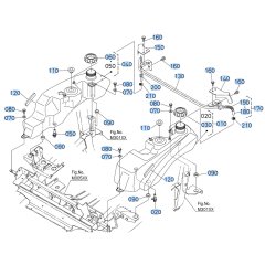 Fuel Tank Assembly for Kubota ZD1211-3 Zero-Turn Mower
