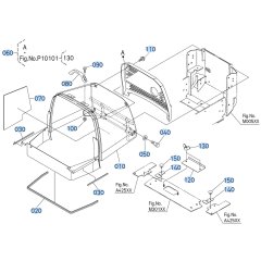 Bonnet Assembly for Kubota ZD1211-3 Zero-Turn Mower