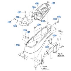 Fender (Left) Assembly for Kubota ZD1211-3 Zero-Turn Mower