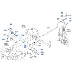 Lift Lever Assembly for Kubota ZD1211-3 Zero-Turn Mower